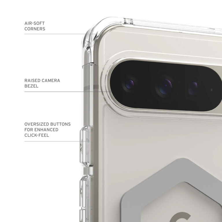 UAG Plyo Pro backcover Google Pixel 9 Pro XL - Ice / Silver - Afbeelding 4