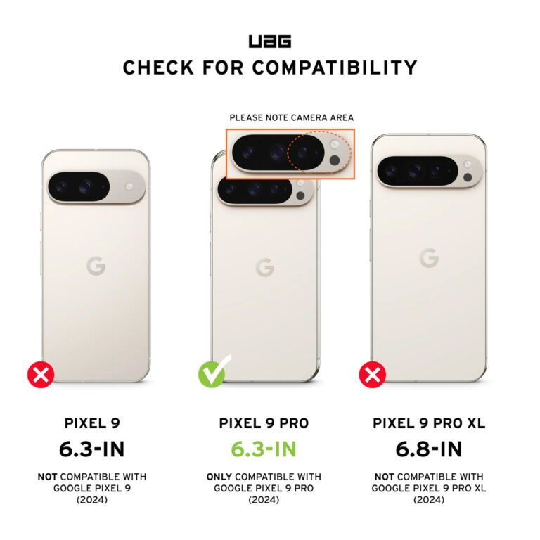 UAG Plyo Pro backcover Google Pixel 9 / 9 Pro - Ice / Silver - Afbeelding 8