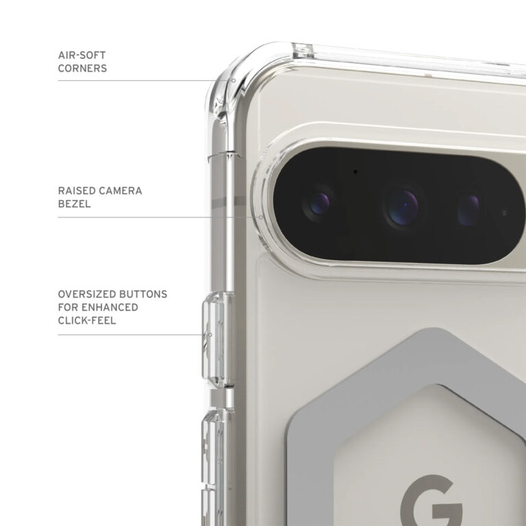 UAG Plyo Pro backcover Google Pixel 9 / 9 Pro - Ice / Silver - Afbeelding 4