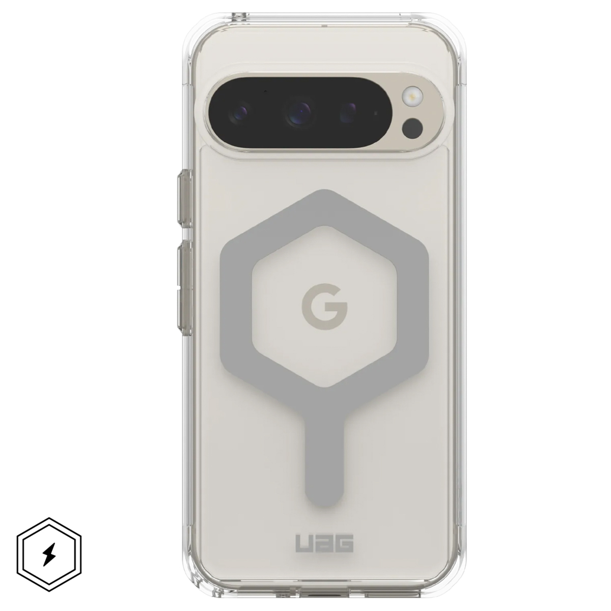 UAG Plyo Pro backcover Google Pixel 9 / 9 Pro – Ice / Silver