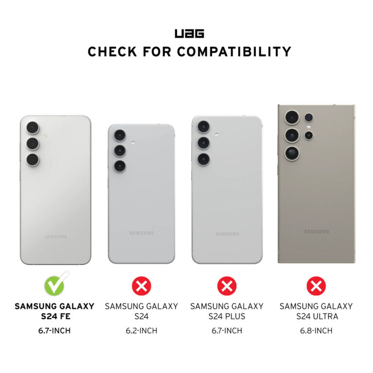 UAG Plyo Pro backcover Samsung Galaxy S24 FE -  Ice / White - Afbeelding 4