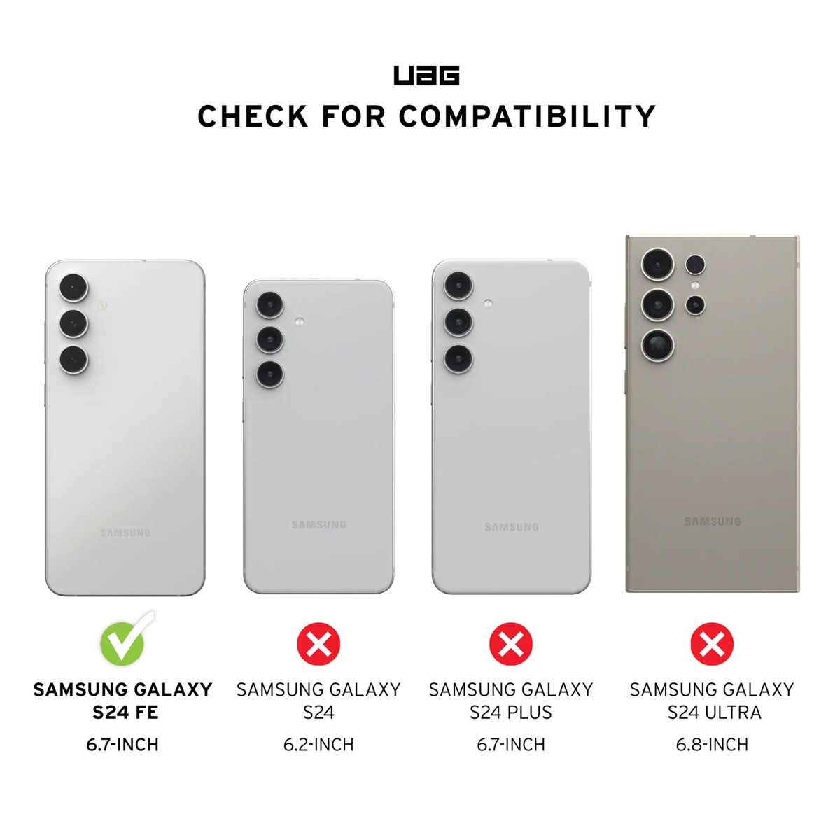 UAG Scout Backcover Samsung Galaxy S24 FE - Zwart - Afbeelding 7