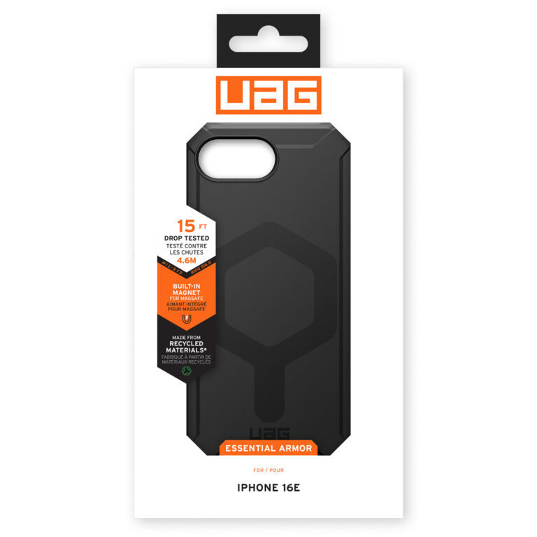 UAG Essential Armor MagSafe Apple iPhone 16e - Zwart - Afbeelding 3