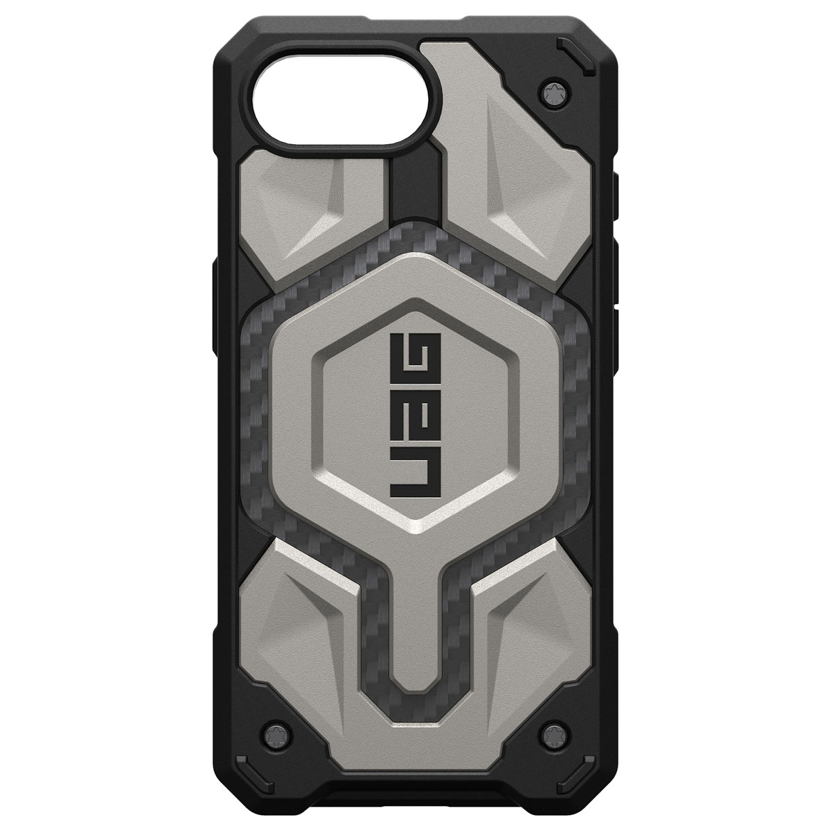 UAG Monarch Backcover Apple iPhone 16e - Titanium - Afbeelding 9