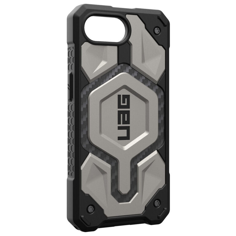 UAG Monarch Backcover Apple iPhone 16e - Titanium - Afbeelding 3