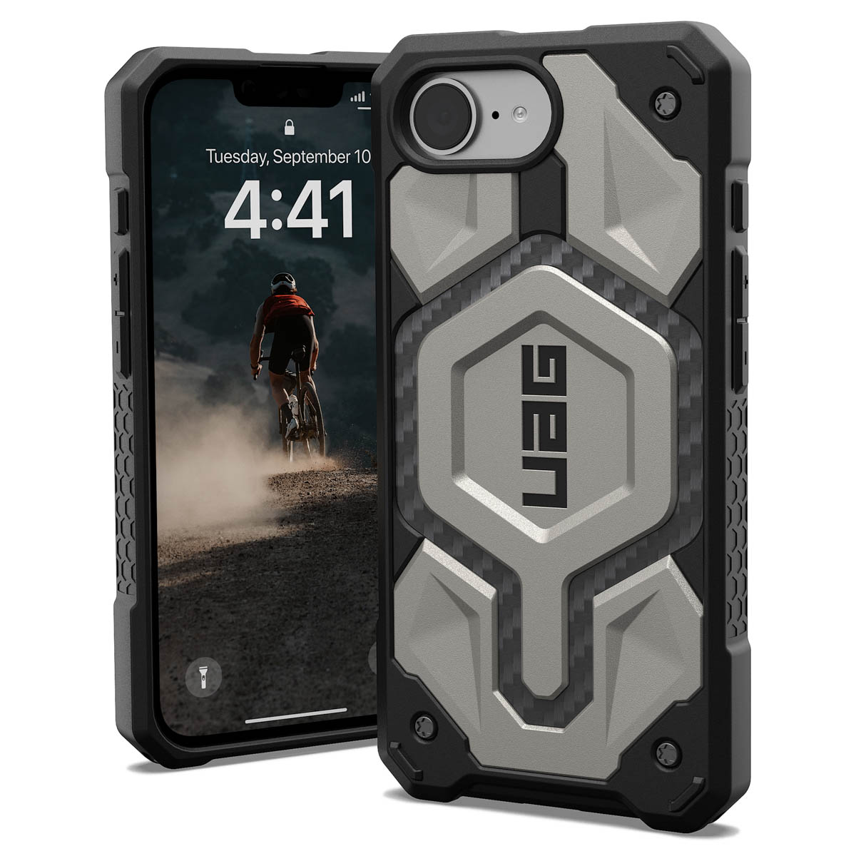 UAG Monarch Backcover Apple iPhone 16e – Titanium