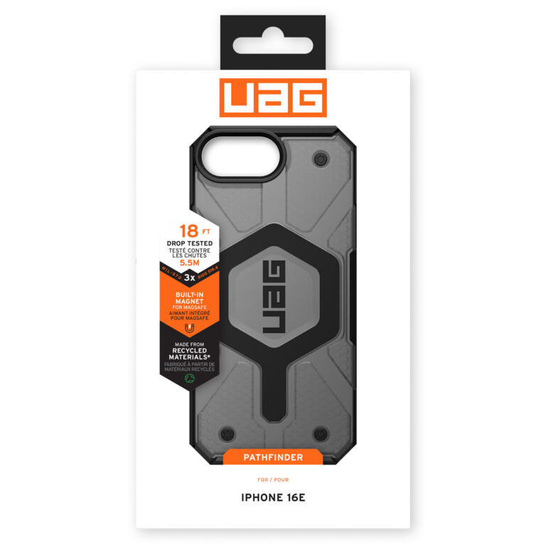 UAG Pathfinder Backcover MagSafe Apple iPhone 16e - Ash - Afbeelding 2