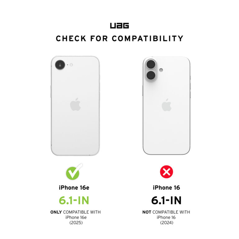 UAG Pathfinder Backcover MagSafe Apple iPhone 16e - Zwart - Afbeelding 9