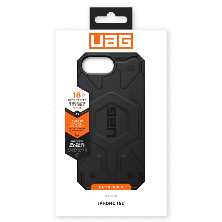 UAG Pathfinder Backcover MagSafe Apple iPhone 16e - Zwart - Afbeelding 3
