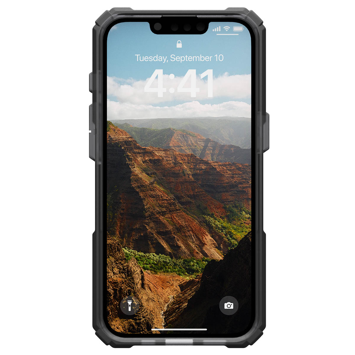 UAG Plasma XTE Backcover MagSafe Apple iPhone 16e - Ash / Titanium - Afbeelding 8