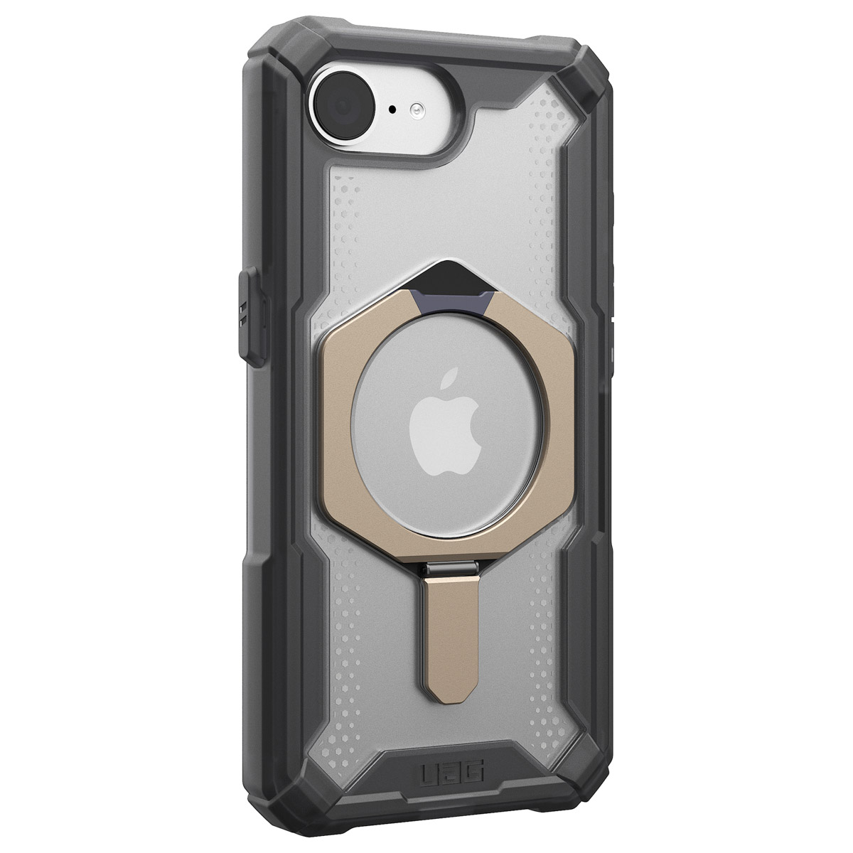 UAG Plasma XTE Backcover MagSafe Apple iPhone 16e - Ash / Titanium - Afbeelding 9