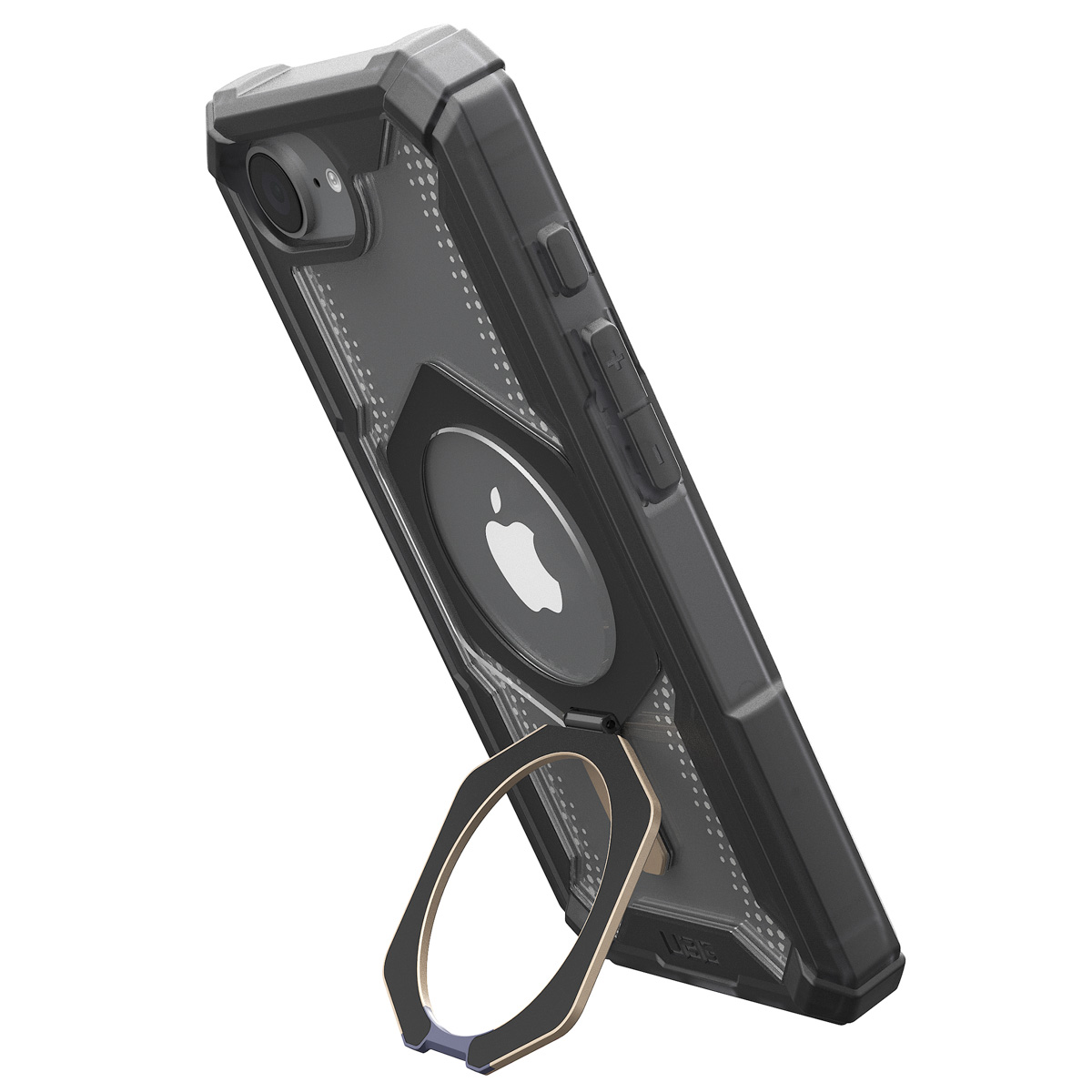 UAG Plasma XTE Backcover MagSafe Apple iPhone 16e - Ash / Titanium - Afbeelding 4