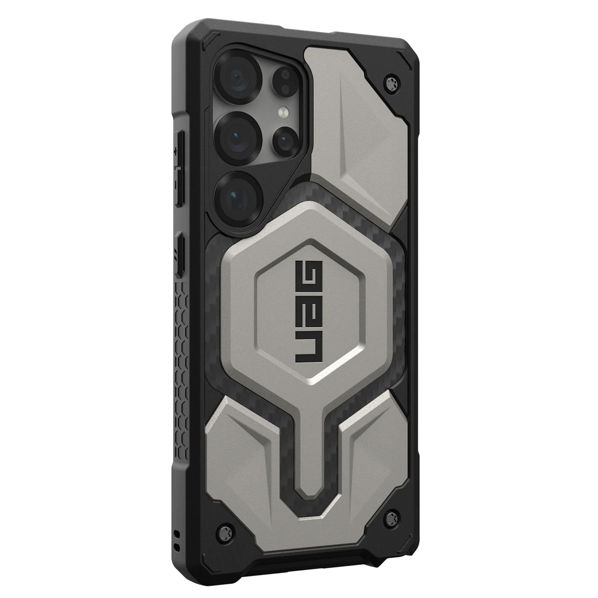 UAG Monarch Pro Backcover Samsung Galaxy S25 Ultra - Titanium - Afbeelding 2