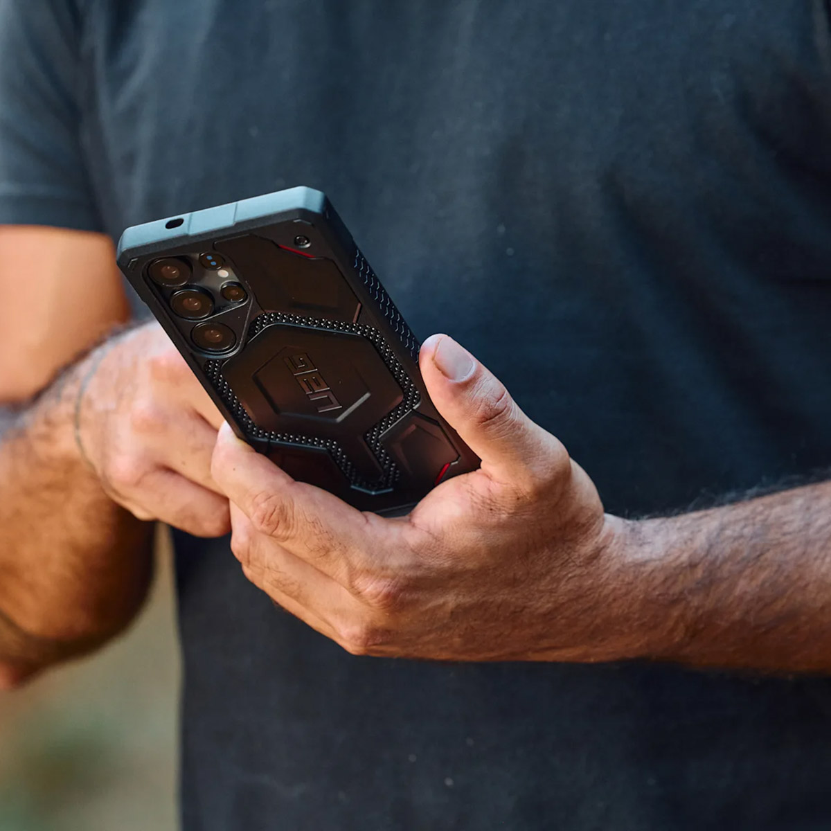 UAG Monarch Pro Backcover Samsung Galaxy S25 Ultra - Kevlar Black - Afbeelding 8