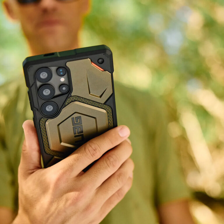 UAG Monarch Pro Backcover Samsung Galaxy S25 Ultra - Kevlar Element Green - Afbeelding 4