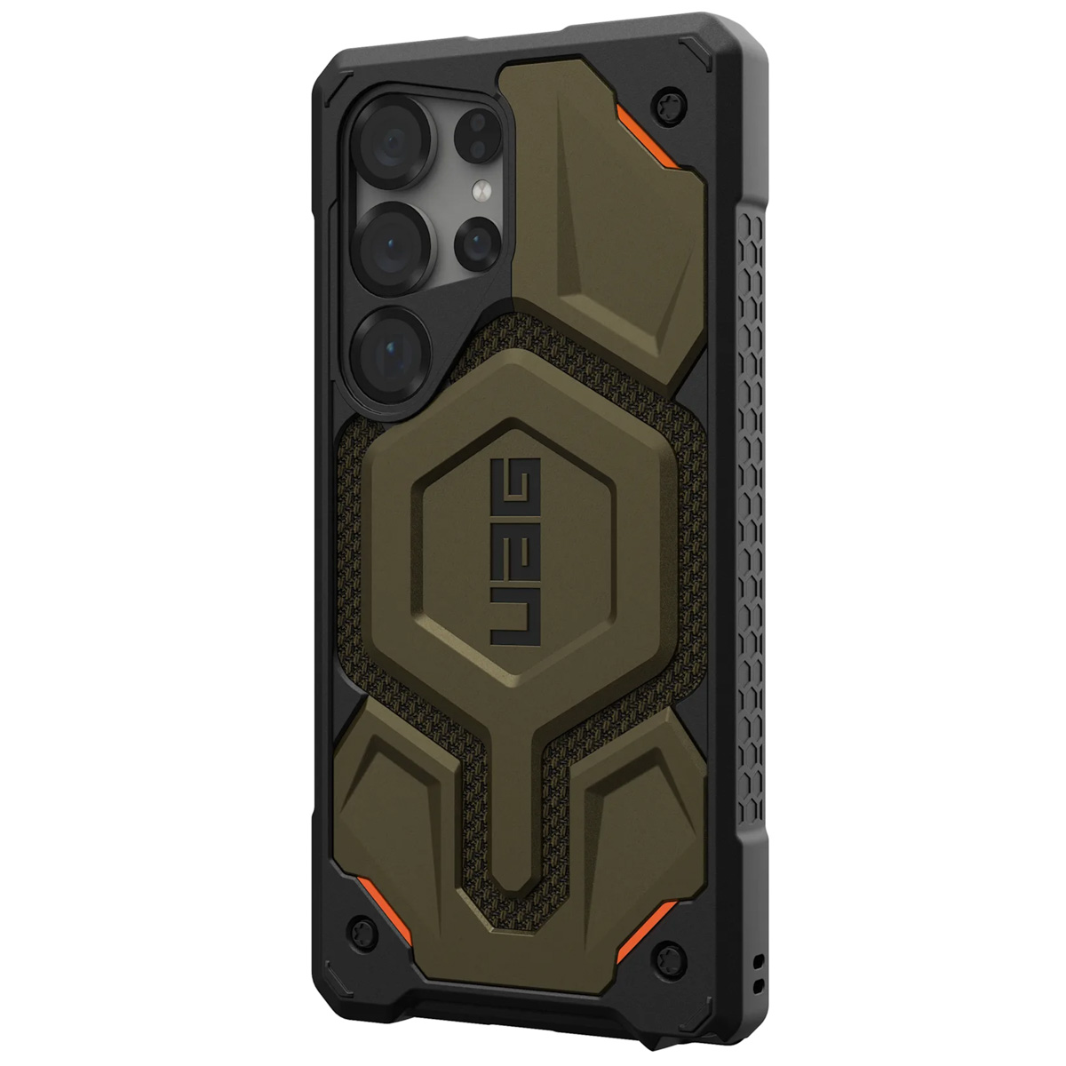 UAG Monarch Pro Backcover Samsung Galaxy S25 Ultra – Kevlar Element Green