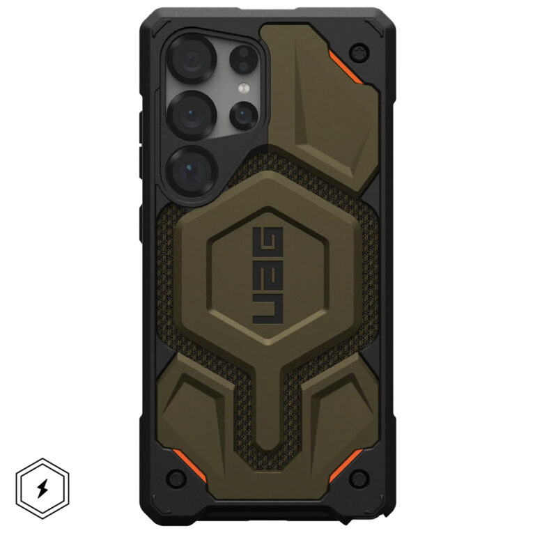UAG Monarch Pro Backcover Samsung Galaxy S25 Ultra - Kevlar Element Green - Afbeelding 6