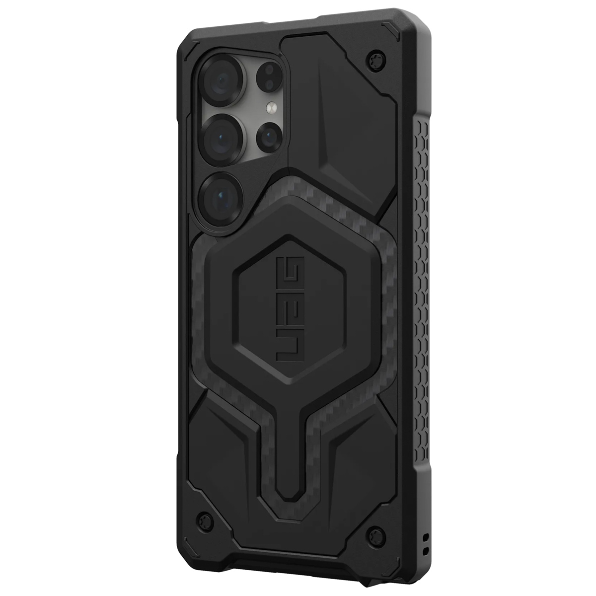 UAG Monarch Pro Backcover Samsung Galaxy S25 Ultra – Carbon Fiber