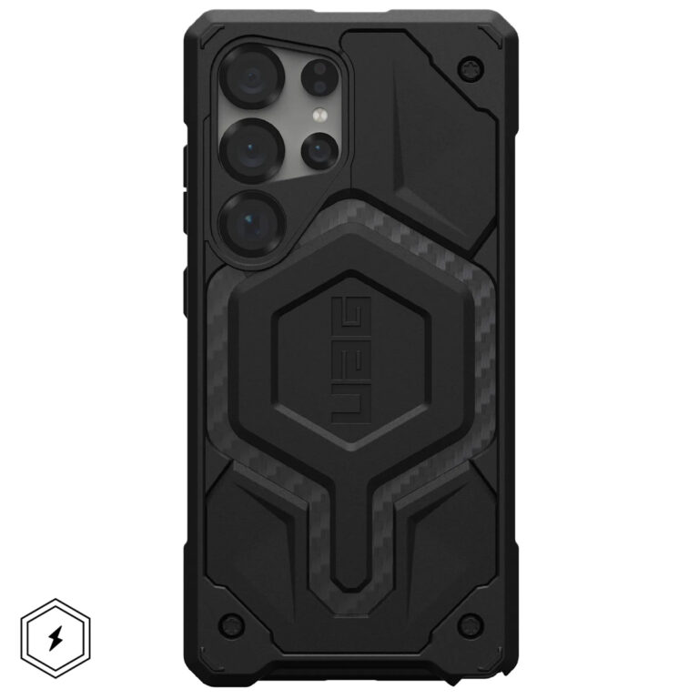 UAG Monarch Pro Backcover Samsung Galaxy S25 Ultra - Carbon Fiber - Afbeelding 4