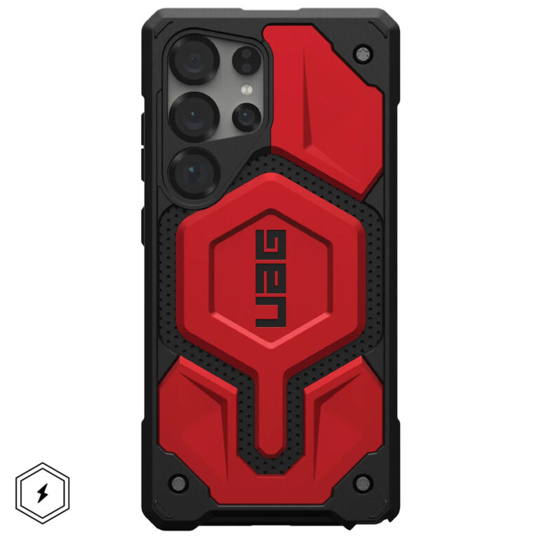 UAG Monarch Pro Backcover Samsung Galaxy S25 Ultra - Crimson - Afbeelding 4