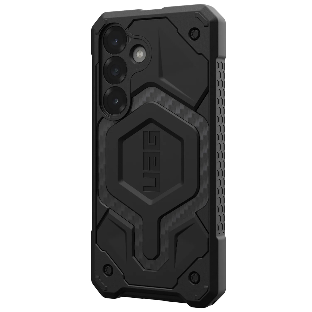 UAG Monarch Pro Backcover Samsung Galaxy S25 – Carbon Fiber