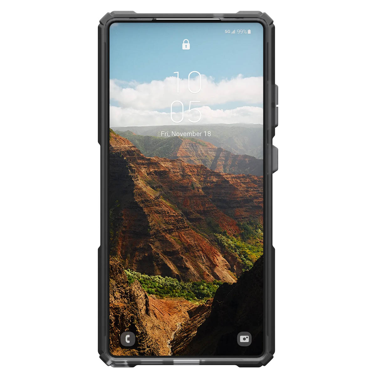 UAG Plasma XTE Backcover MagSafe Samsung Galaxy S25 Ultra - Ash / Titanium - Afbeelding 6