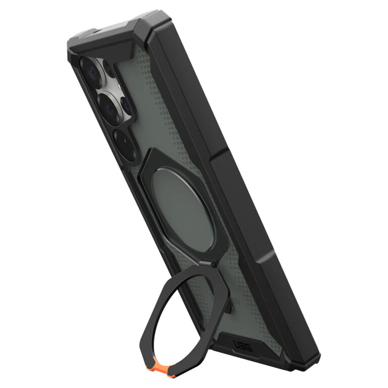 UAG Plasma XTE Backcover MagSafe Samsung Galaxy S25 Ultra - Black / Orange - Afbeelding 5