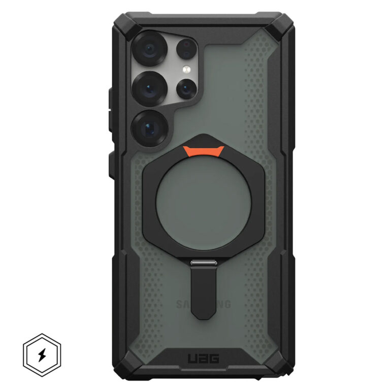 UAG Plasma XTE Backcover MagSafe Samsung Galaxy S25 Ultra - Black / Orange - Afbeelding 6