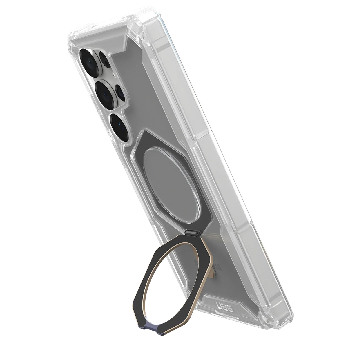 UAG Plasma XTE Backcover MagSafe Samsung Galaxy S25 Ultra - Clear Titanium - Afbeelding 5