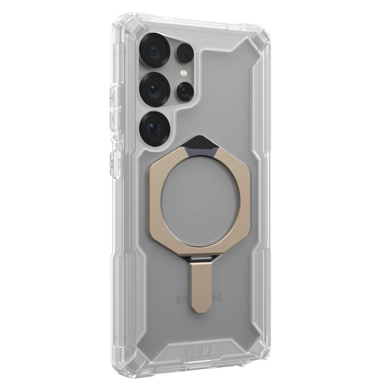 UAG Plasma XTE Backcover MagSafe Samsung Galaxy S25 Ultra - Clear / Titanium - Afbeelding 7