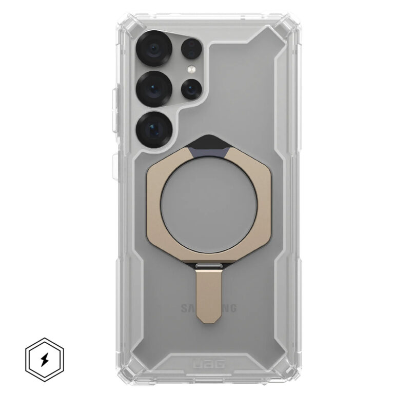 UAG Plasma XTE Backcover MagSafe Samsung Galaxy S25 Ultra - Clear / Titanium - Afbeelding 6