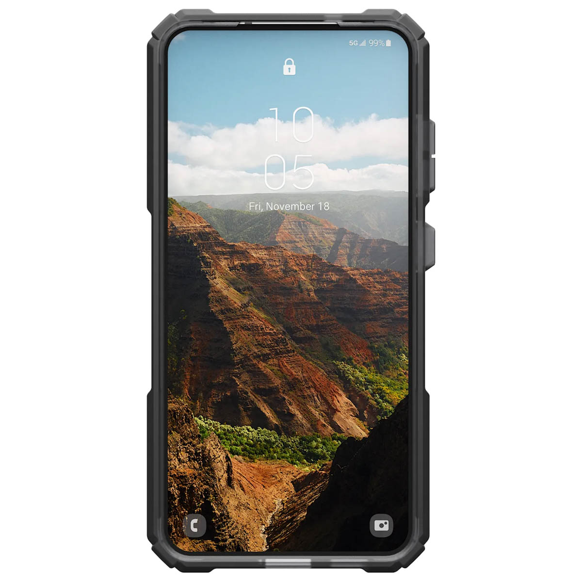 UAG Plasma XTE Backcover MagSafe Samsung Galaxy S25 - Ash / Titanium - Afbeelding 5