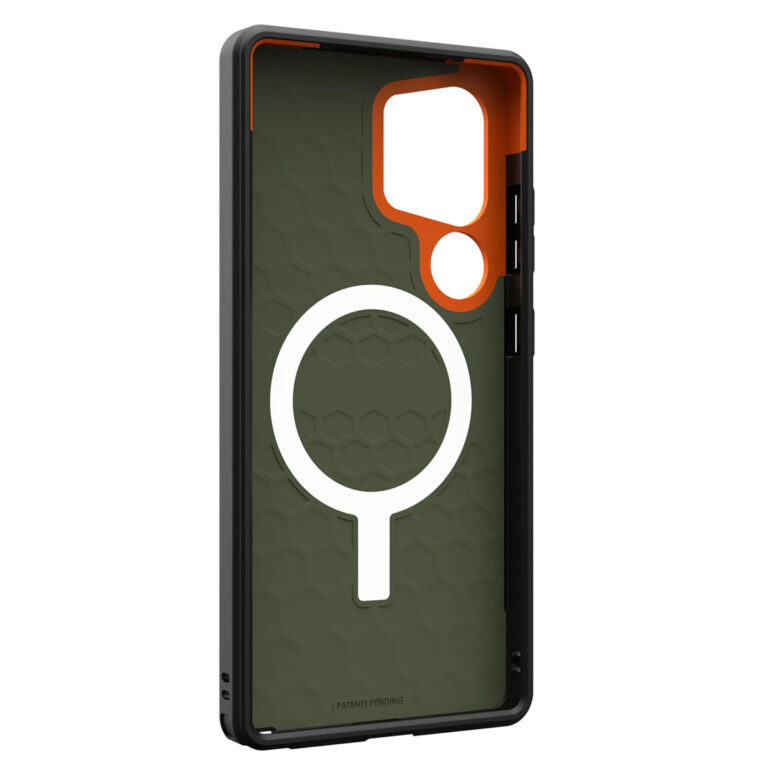 UAG Civilian Backcover MagSafe Samsung Galaxy S25 Ultra - Drab / Orange - Afbeelding 7