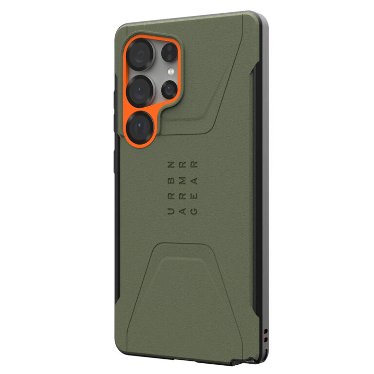 UAG Civilian Backcover MagSafe Samsung Galaxy S25 Ultra - Drab / Orange - Afbeelding 2