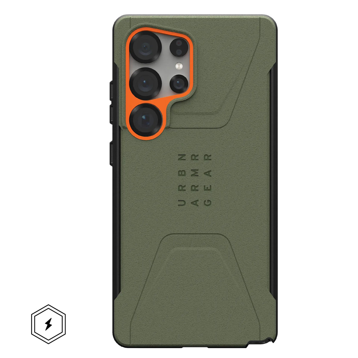 UAG Civilian Backcover MagSafe Samsung Galaxy S25 Ultra – Drab / Orange