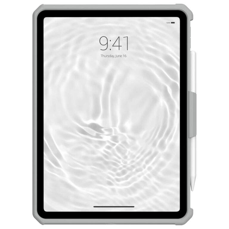 UAG Scout Healthcare backcover met stand en strap Apple iPad 11 (2025) 11 inch / iPad 10 (2022) 10.9 inch - Wit / Grijs - Afbeelding 3