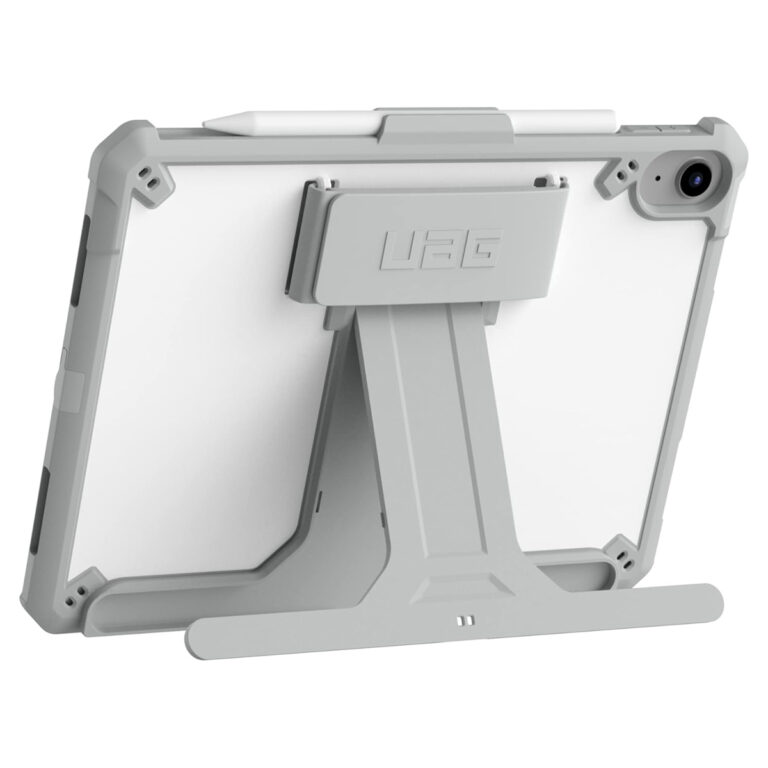 UAG Scout Healthcare backcover met stand en strap Apple iPad 11 (2025) 11 inch / iPad 10 (2022) 10.9 inch - Wit / Grijs - Afbeelding 6