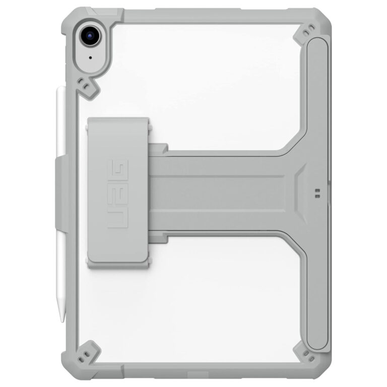 UAG Scout Healthcare backcover met stand en strap Apple iPad 11 (2025) 11 inch / iPad 10 (2022) 10.9 inch - Wit / Grijs