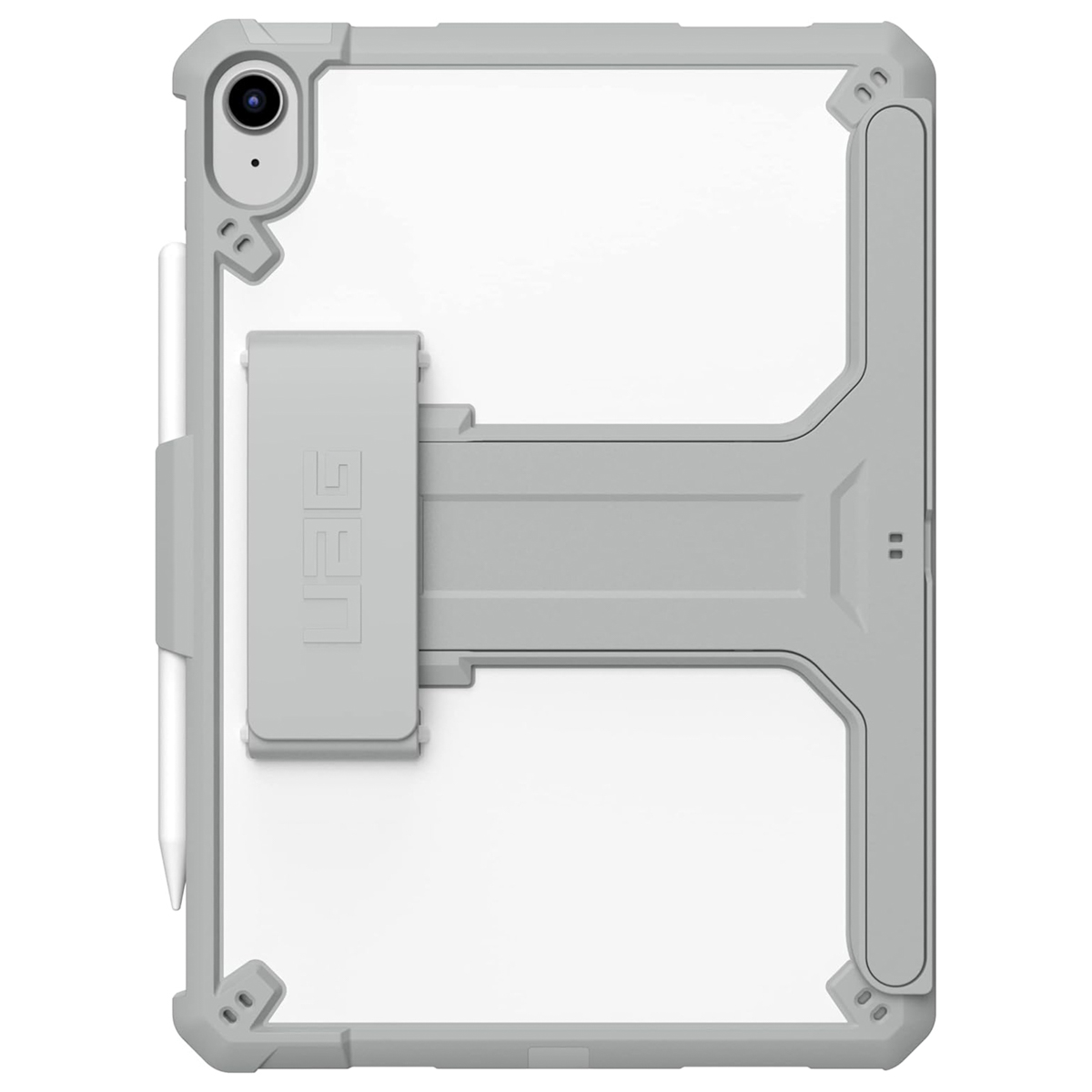 UAG Scout Healthcare backcover met stand en strap Apple iPad 11 (2025) 11 inch / iPad 10 (2022) 10.9 inch – Wit / Grijs