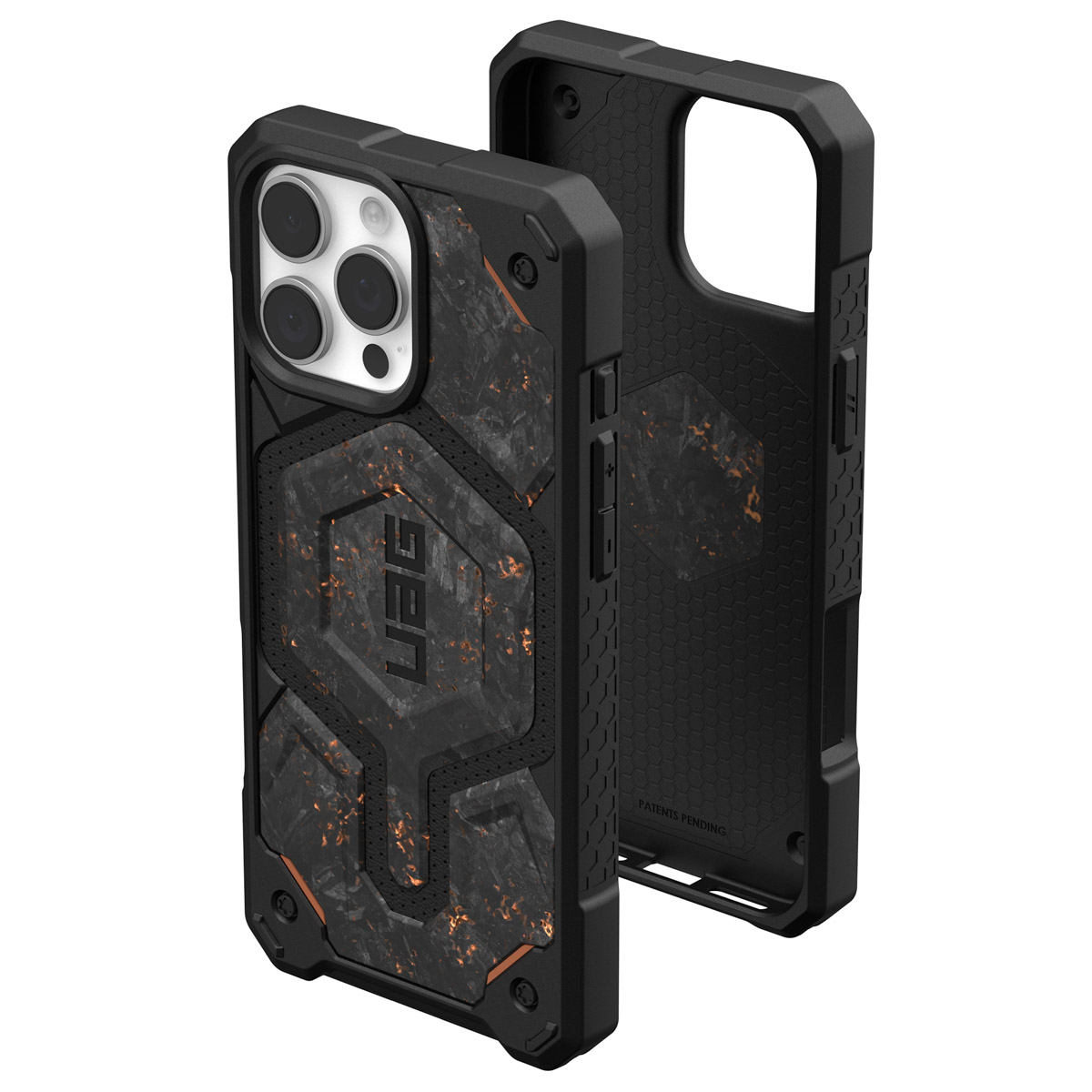 UAG Monarch Pro Backcover Apple iPhone 16 Pro Max - Forged Carbon - Afbeelding 6