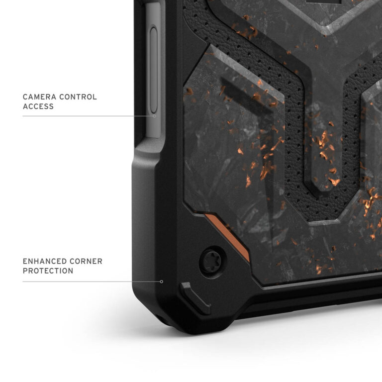 UAG Monarch Pro Backcover Apple iPhone 16 Pro Max - Forged Carbon - Afbeelding 10