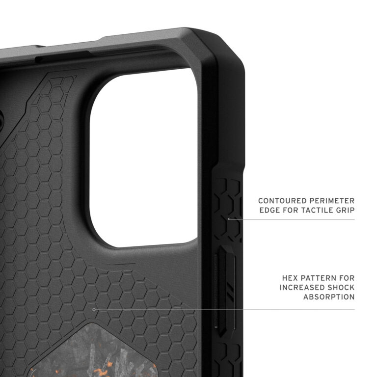 UAG Monarch Pro Backcover Apple iPhone 16 Pro Max - Forged Carbon - Afbeelding 8