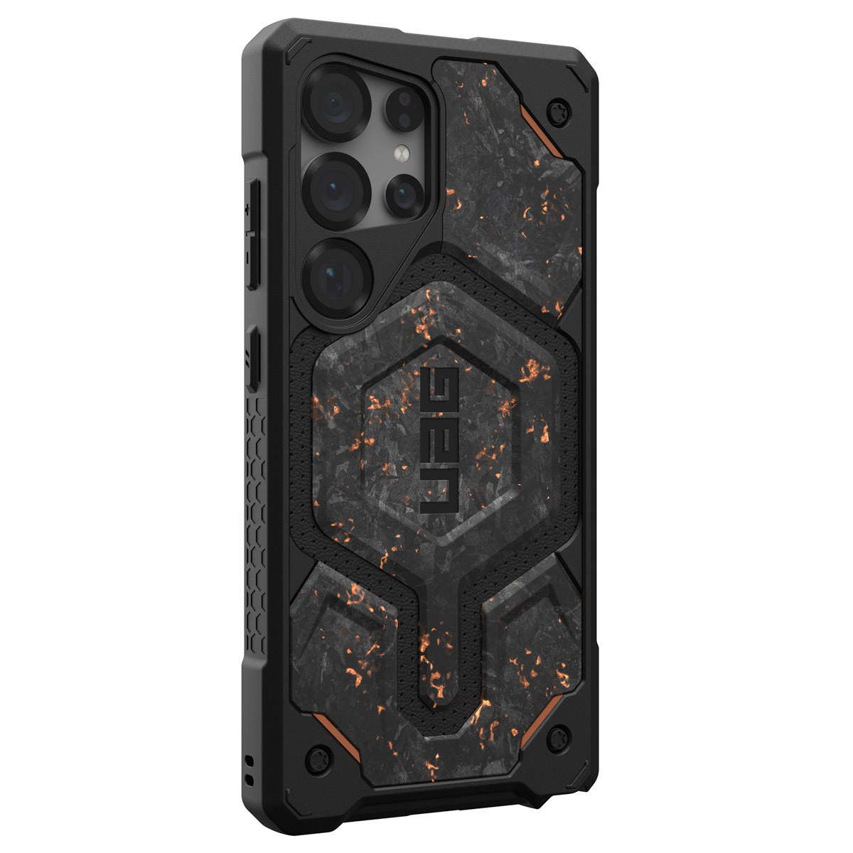 UAG Monarch Pro Backcover Samsung Galaxy S25 Ultra - Forged Carbon - Afbeelding 8