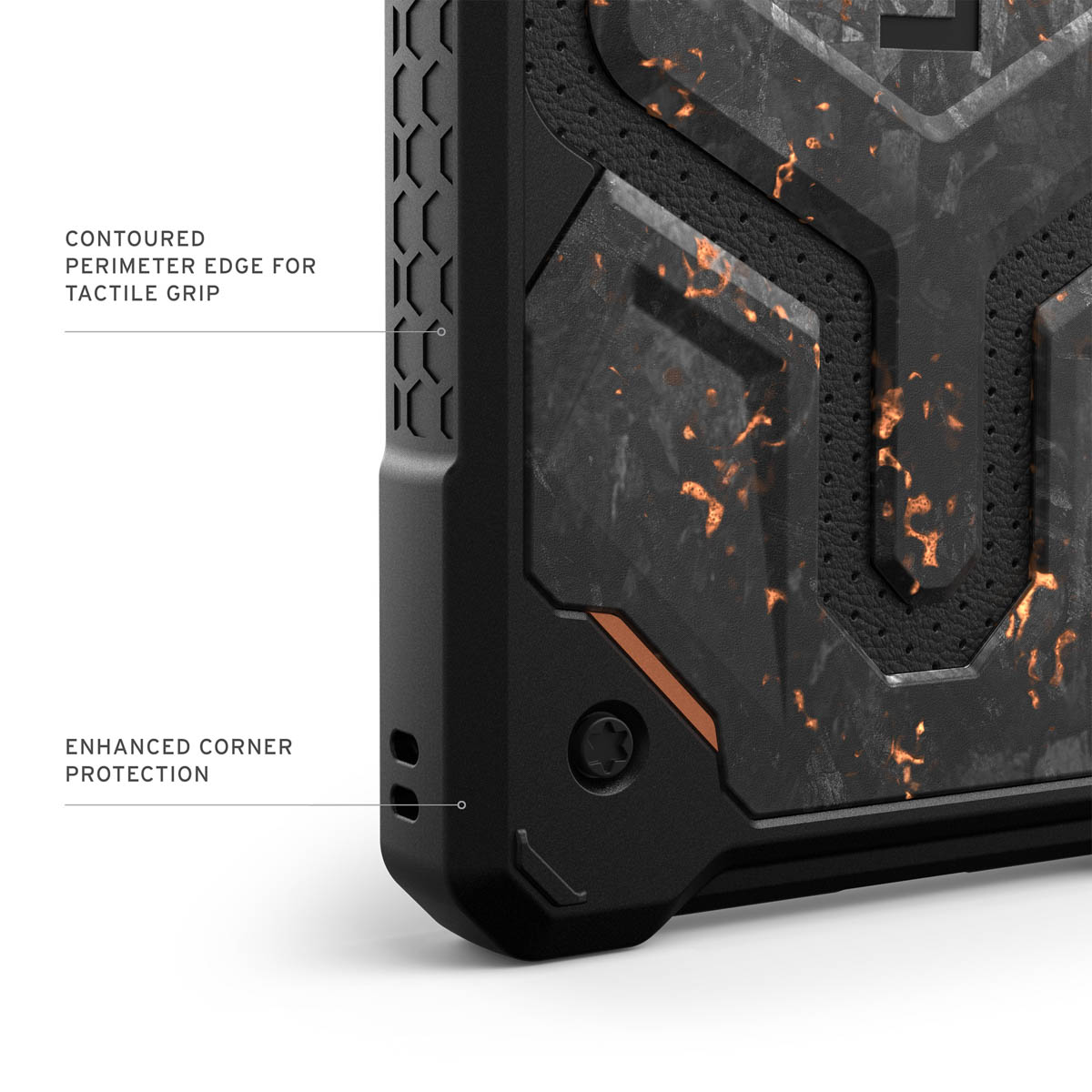 UAG Monarch Pro Backcover Samsung Galaxy S25 Ultra - Forged Carbon - Afbeelding 9