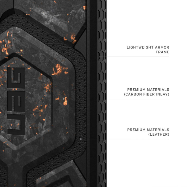 UAG Monarch Pro Backcover Samsung Galaxy S25 Ultra - Forged Carbon - Afbeelding 4