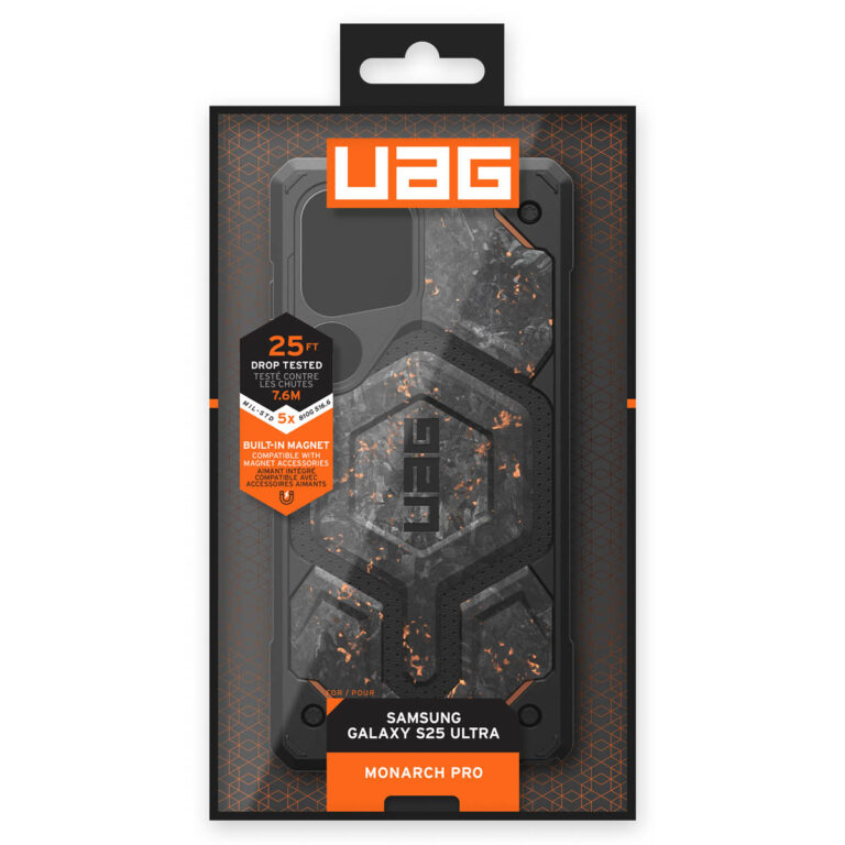 UAG Monarch Pro Backcover Samsung Galaxy S25 Ultra - Forged Carbon - Afbeelding 2