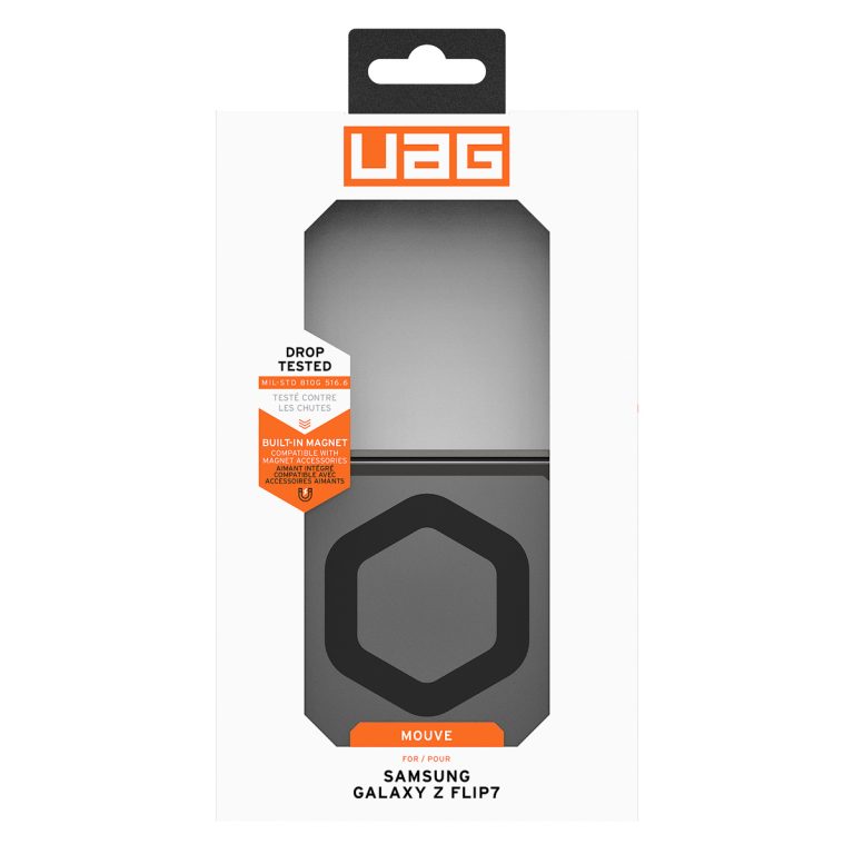 UAG [U] Mouve Backcover met MagSafe Samsung Galaxy Z Flip 7 - Ash - Afbeelding 2