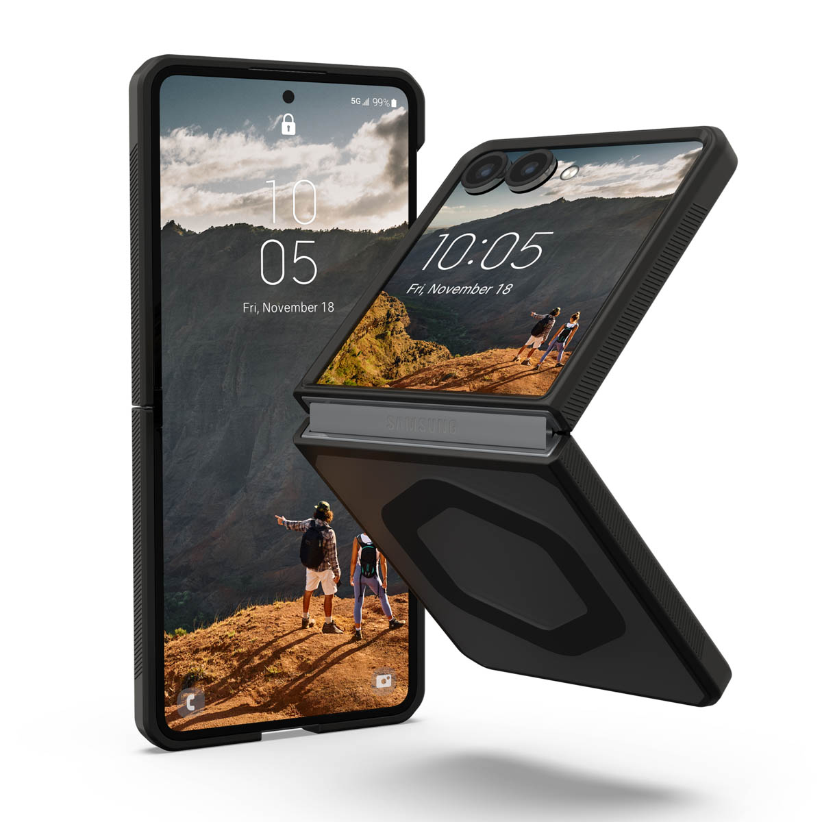 UAG [U] Mouve Backcover met MagSafe Samsung Galaxy Z Flip 7 – Ash