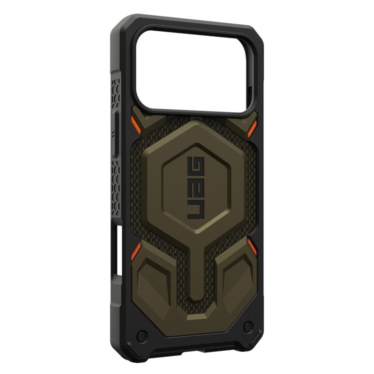 UAG Monarch Pro Backcover Apple iPhone 17 Pro - Kevlar Element Green - Afbeelding 3
