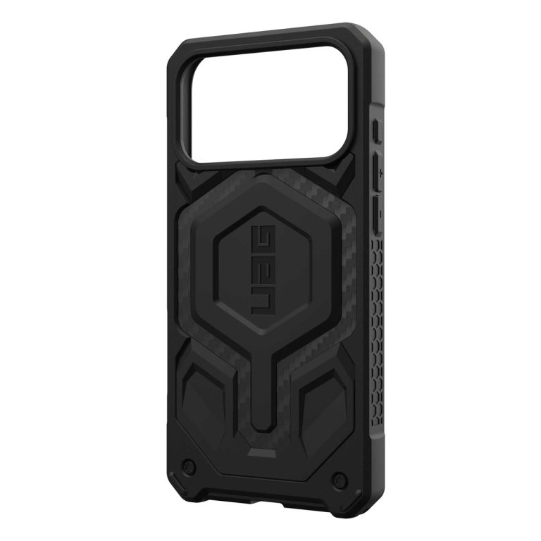 UAG Monarch Pro Backcover Apple iPhone 17 Pro - Carbon Fiber - Afbeelding 4
